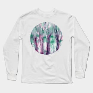 Enchanted forest (circle) Long Sleeve T-Shirt